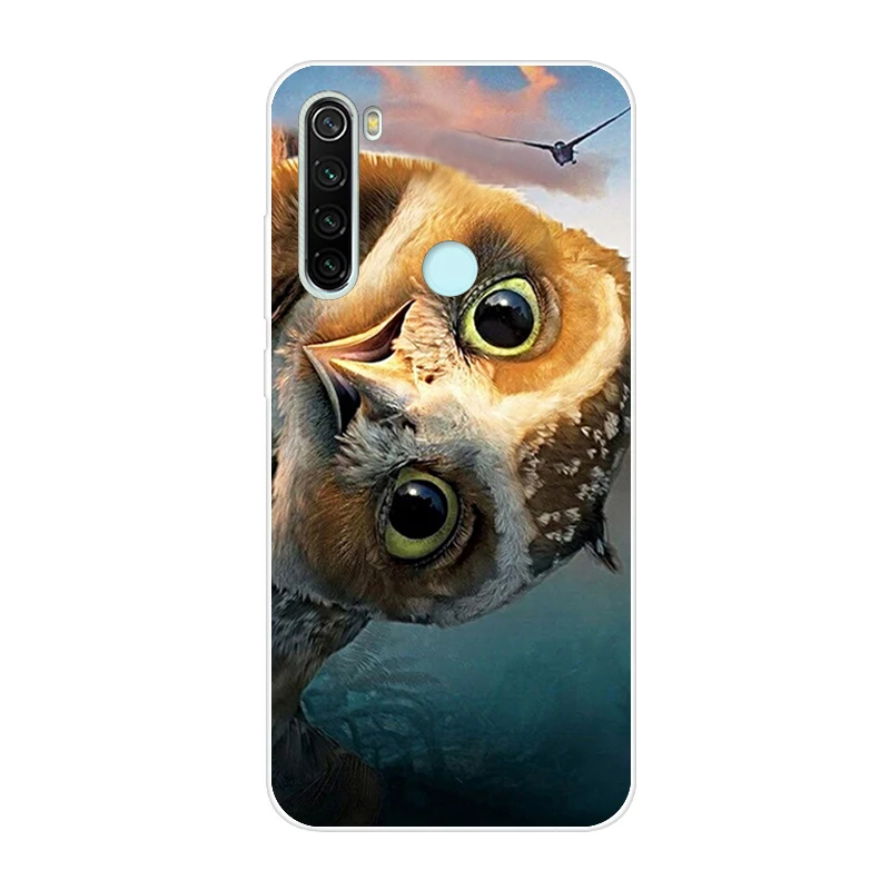 Серебристый Чехол из ТПУ для Xiaomi Redmi Note 8, мягкий силиконовый чехол для Xiaomi Redmi Note 8 Pro, чехол для Redmi Note8 8Pro, чехол для телефона с рисунком - Цвет: Серебристый