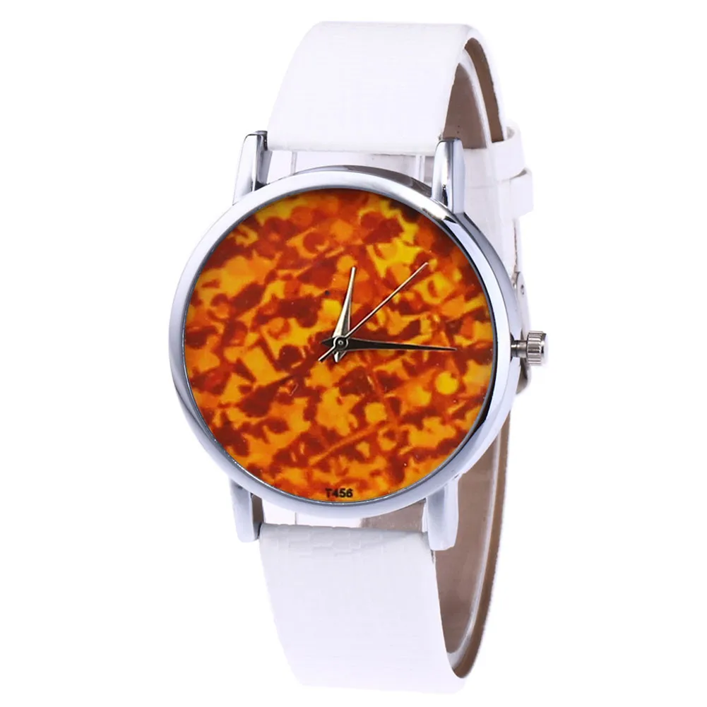 

Ladies Watches Round Dial Watch Quartz Watch Fashion Faux Leather Band Couple Watches Watch For Women Relo