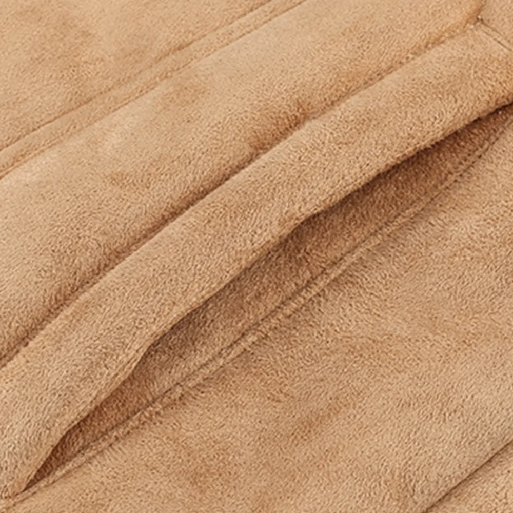 Зимнее Мужское пальто из искусственного меха теплая куртка с 4 карманами и