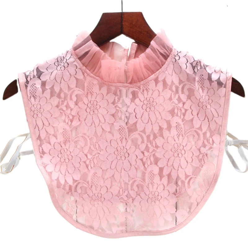 

17 Styles Women Vintage Ruffles Stand Lapel Fake Collar Detachable Blouse Half Shirts Necklace Sweater Vest Accessories