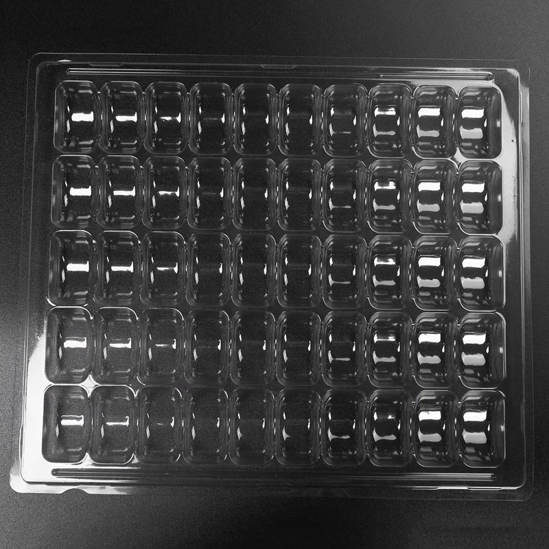

Clear PET Closeable French Macaron Storage Trays - Holds 50 Macarons Per Set - Pack of 4Sets