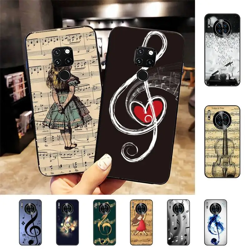 

Old musical note Music Phone Case For Huawei Nova 3I 3E mate 20lite 20Pro 10lite Luxury funda case