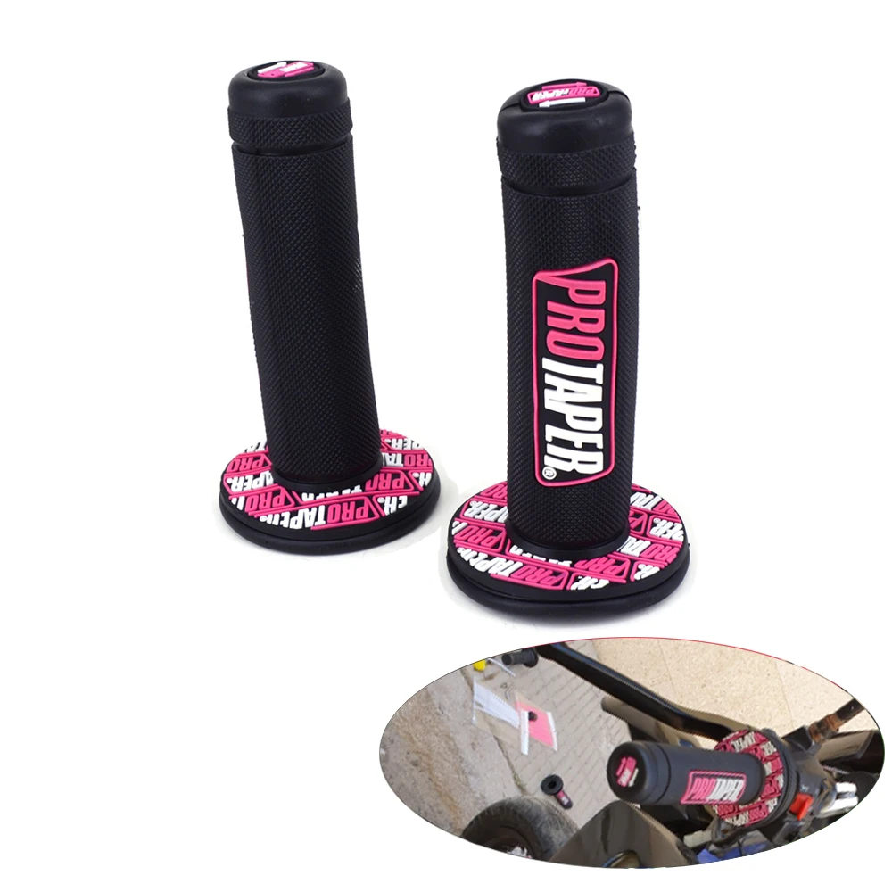 Мотоцикл 7/" ручка для мотоцикла ручка для KTM HONDA YAMAHA KAWASAKI Husqvarna Protaper Pro Taper мотоцикл крест Грязь велосипед ямы - Цвет: pink