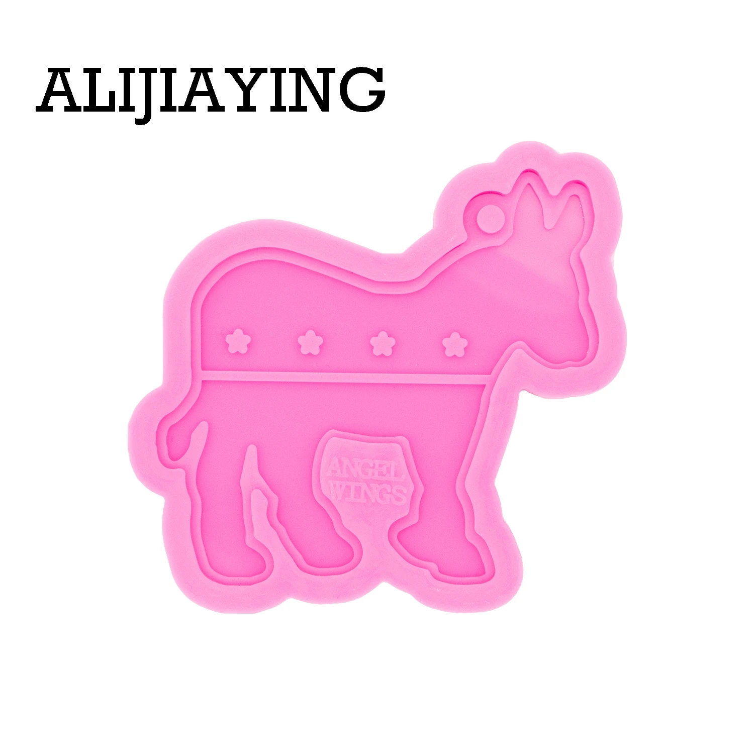 DY0390 Глянцевая демократов Ослик брелок пресс форм Республиканский Слон