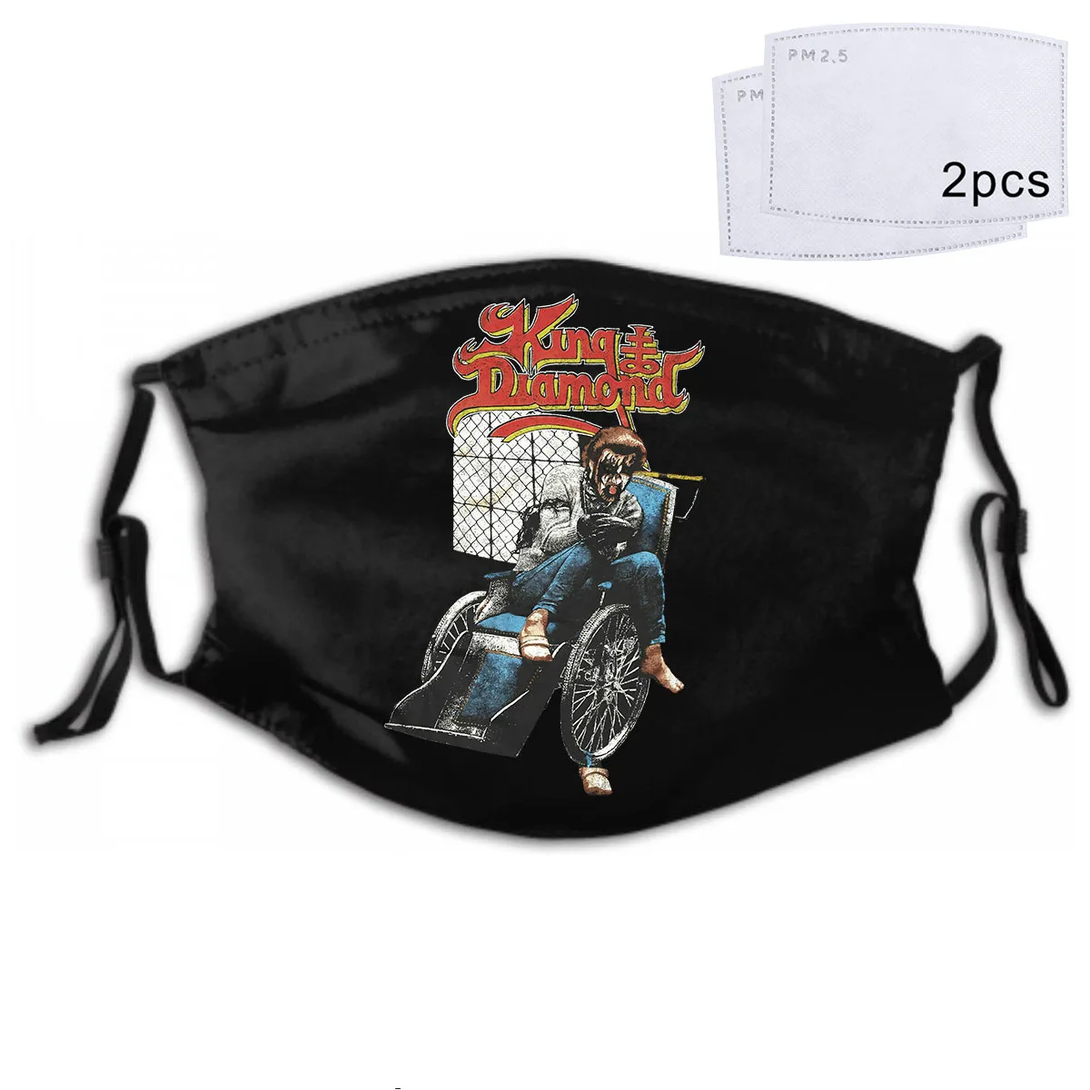 Маска для инвалидной коляски King Diamond ими S M L Xl Xxl маска с металлическим ремешком