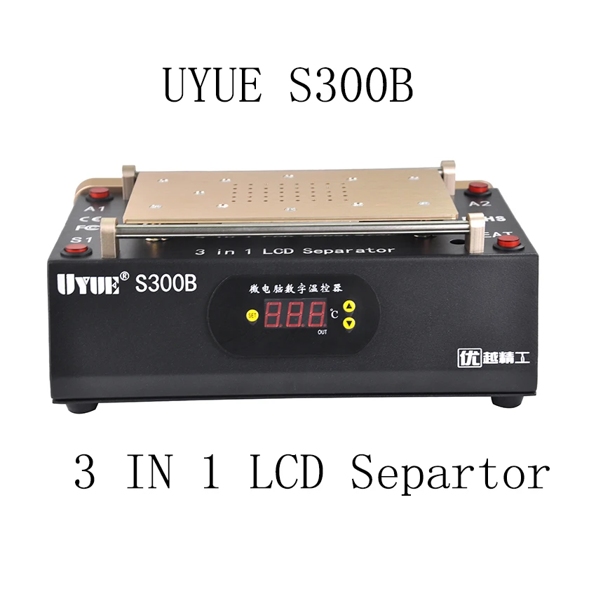 UYUE S300B 3 IN 1 LCD Separator for Samsung LCD Refurbish Multifunction Preheater Station