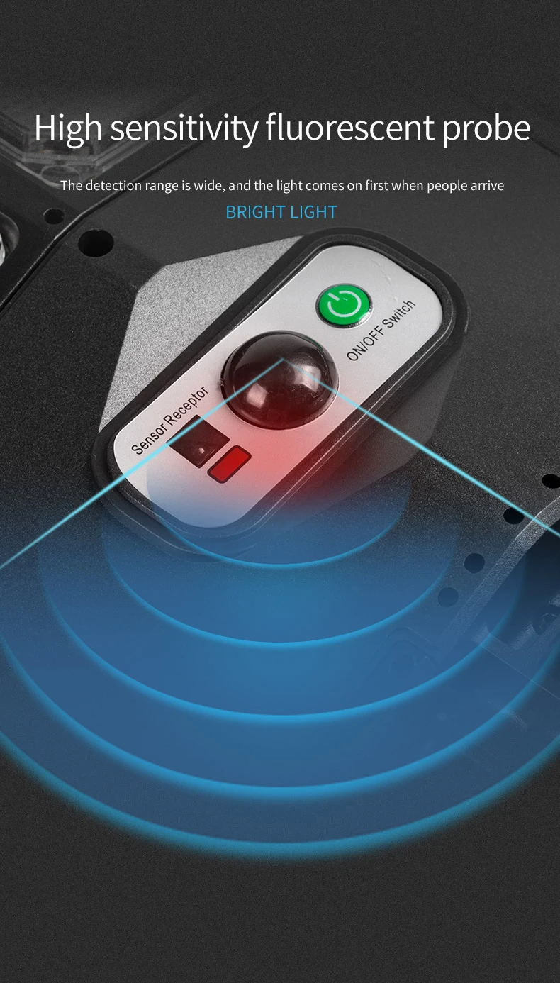 Светодиодный уличный светильник LIIBOT на солнечной батарее освещение для