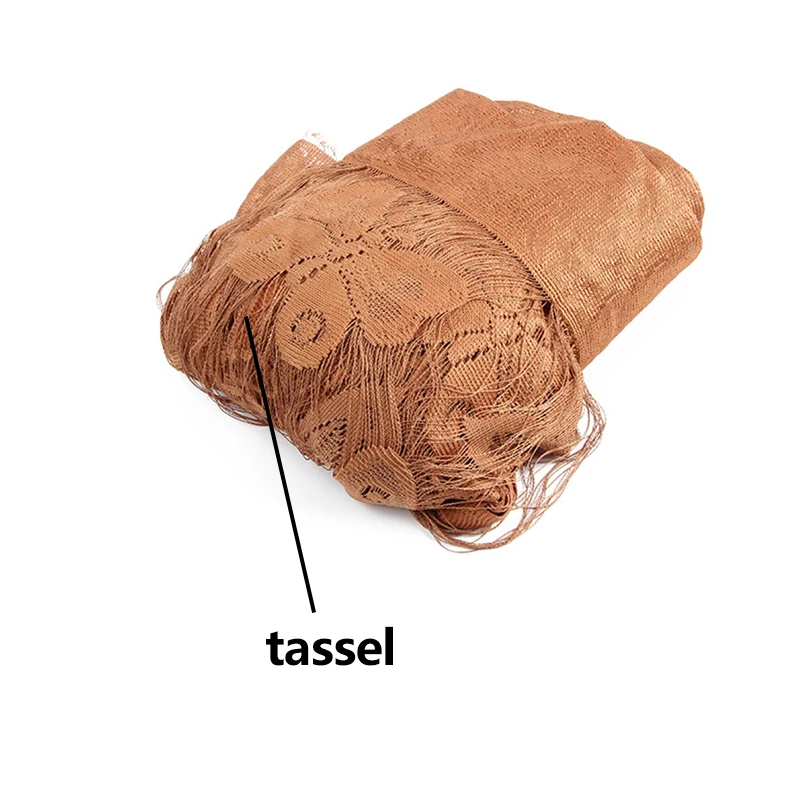 Новинка 2019 панельные драпированные тюлевые ткани с кисточками и бабочками