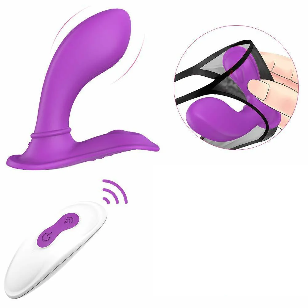 Фаллоимитатор с дистанционным управлением 9 скоростей вибратор бабочка