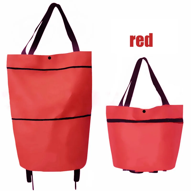 Shopping Folding Tug Bag Portable Multi-function Large Capacity Oxford Tote Cart J9 | Багаж и сумки