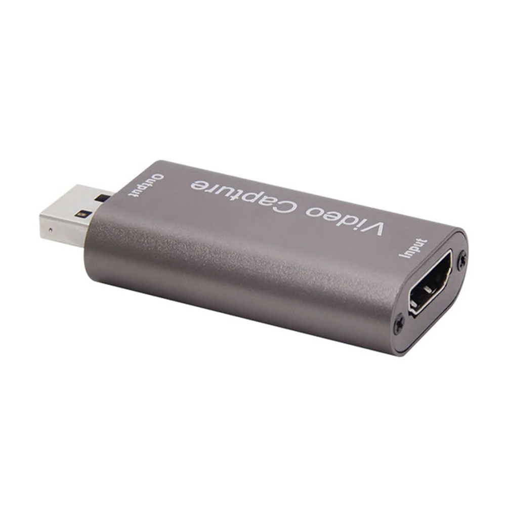 1080 60Hz HDMI-compatible Video Capture Card For Live Broadcast Meeting Switch PS4 Game Console Camera DV PC USB2.0 |