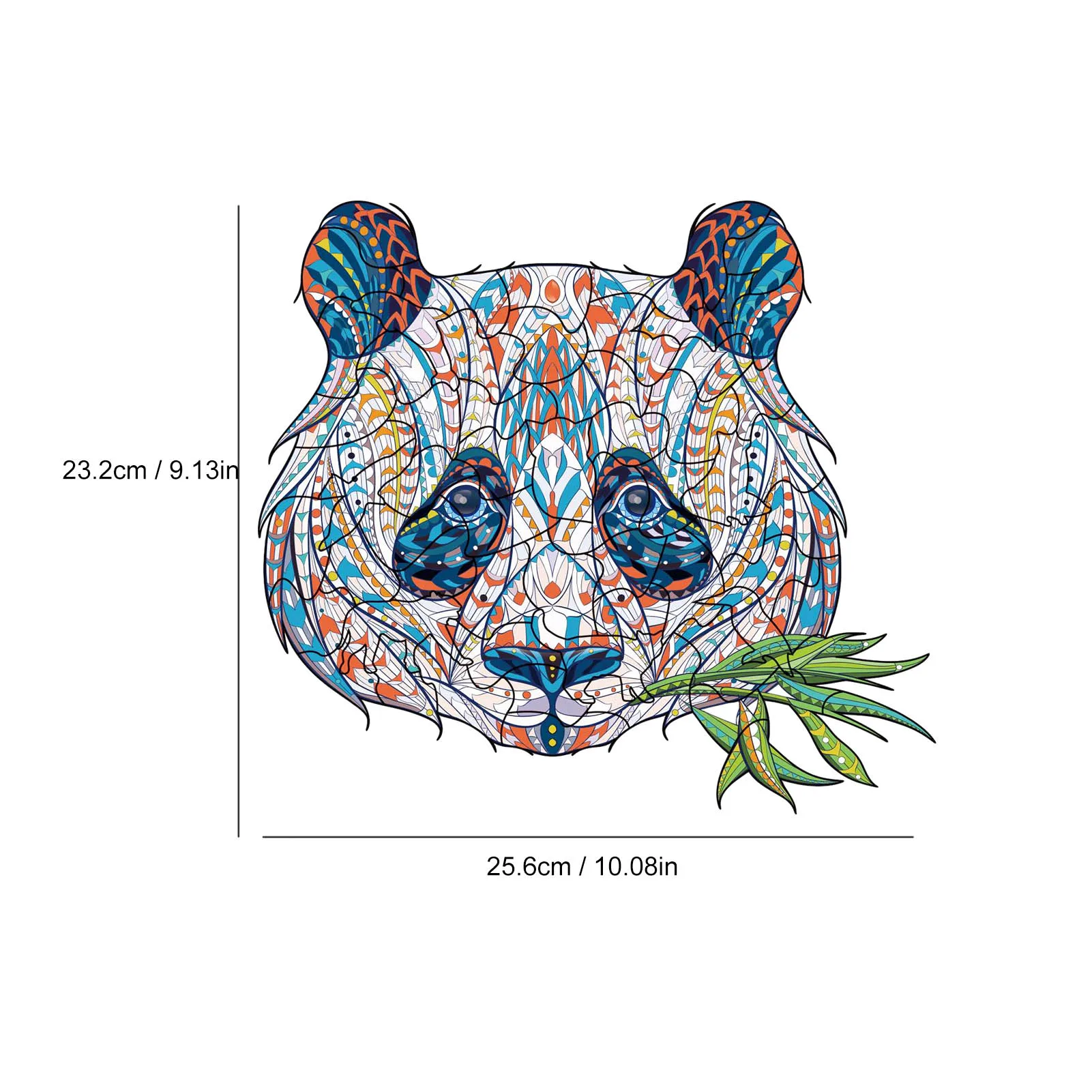 

Difficult Wooden Jigsaw Puzzle Toy Unique Panada Owl Animal Shaped Puzzle for Kids Adults Educational Intelligence Wood Toy