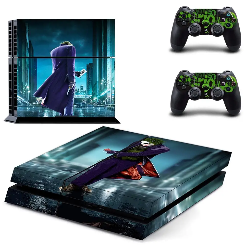 DC Джокер PS4 наклейка s Play станция 4 кожа Наклейки Обложка для playstation 4 PS4 консоль и контроллер скины - Цвет: DPTM2076