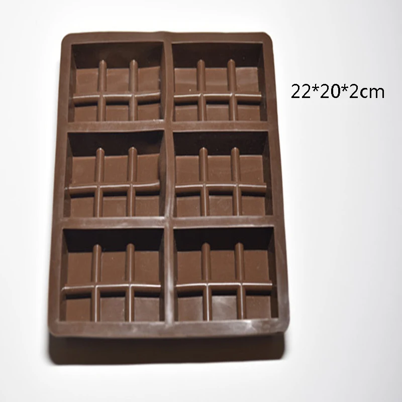 Силиконовые формы для шоколада 6 ячеек большие мыши торта желе пудинга льда