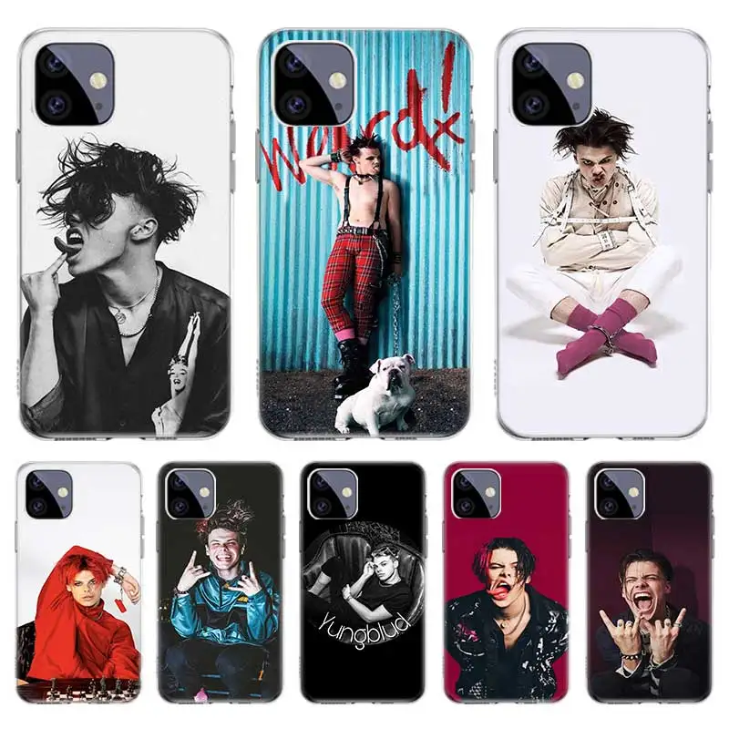 

Yungblud Soft TPU Bumper Case For Iphone 11 Pro 12 Pro Max 13 7 8 Plus XR XS Max X 12 Mini 6 6S SE 2020 SE2 Cover Shockproof