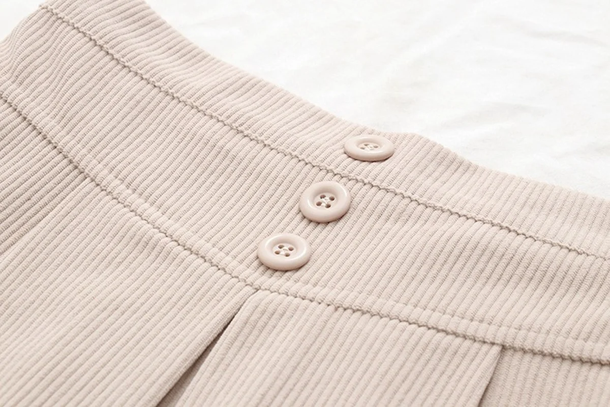 Новая облегающая Вельветовая повседневная юбка А-силуэта осенне-зимняя модная