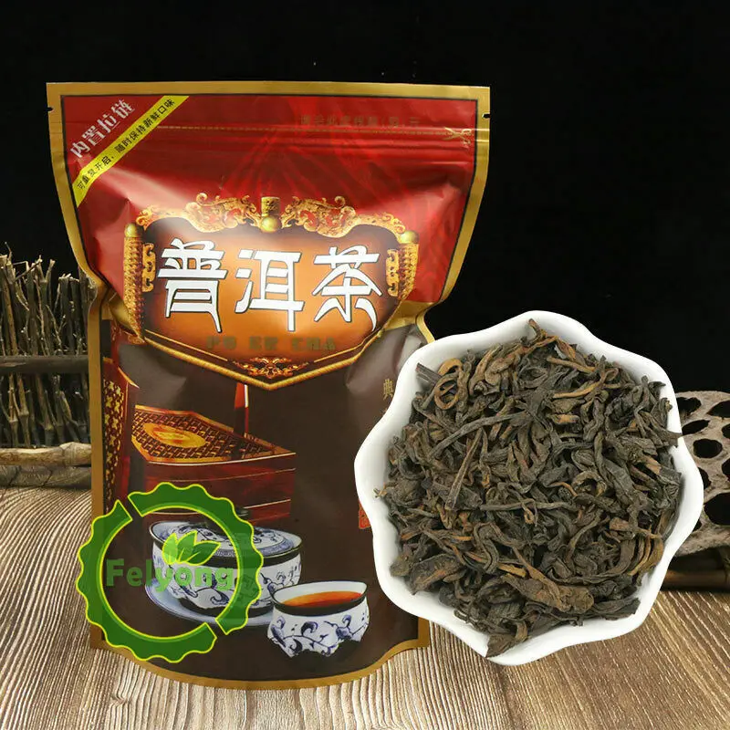 2017 год спелый Pu erh Китай Юньнань шу свободный лист здоровый чай|Чаедробильные