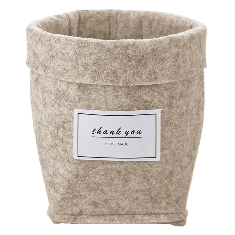Nordic хранения складной цветочный горшок войлока для настольных компьютеров