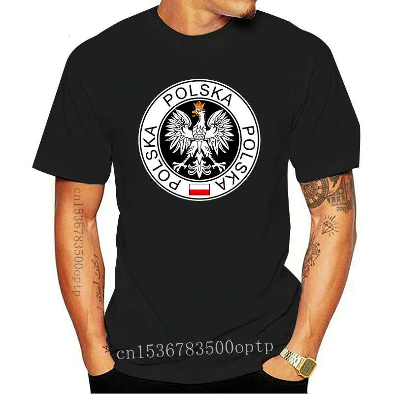 New 2021 Hot Sale Fashion Poland Eagle POLSKA Women's Patriotic Polish T-shirt Tee Shirt