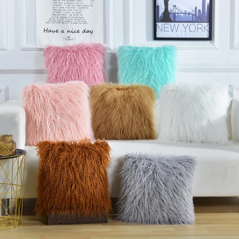 Декоративная подушка квадратный чехол в скандинавском стиле супер мягкий