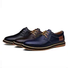 Повседневная мужская обувь из натуральной кожи для взрослых, Высококачественная Роскошная итальянская стильная деловая обувь большого размера в английском стиле