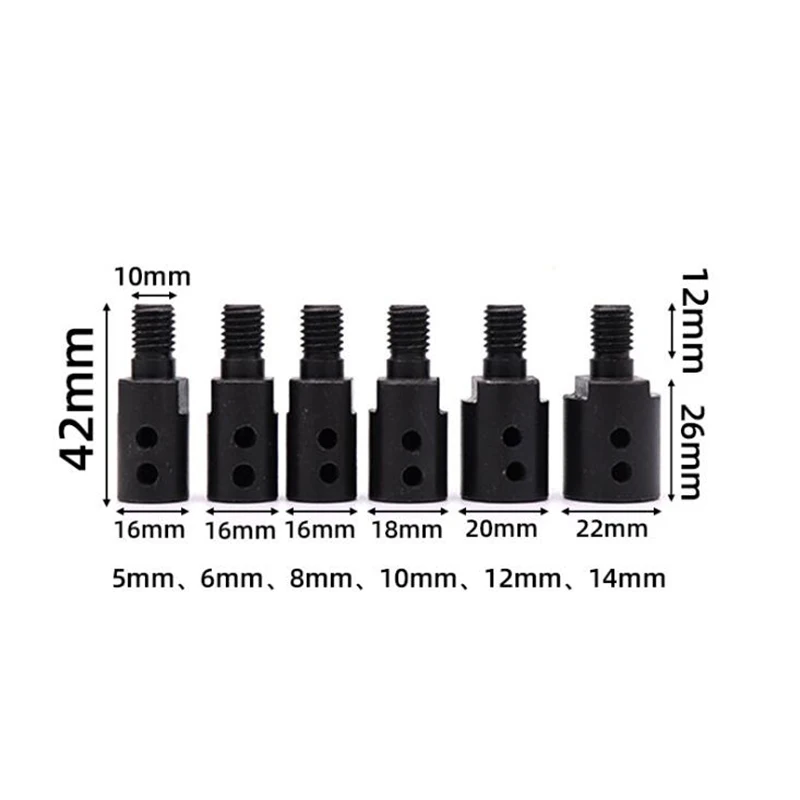 

Shank M10 Arbor Mandrel Connector Adaptor 5mm-14mm Cutting Tool Accessory for Angle Grinder