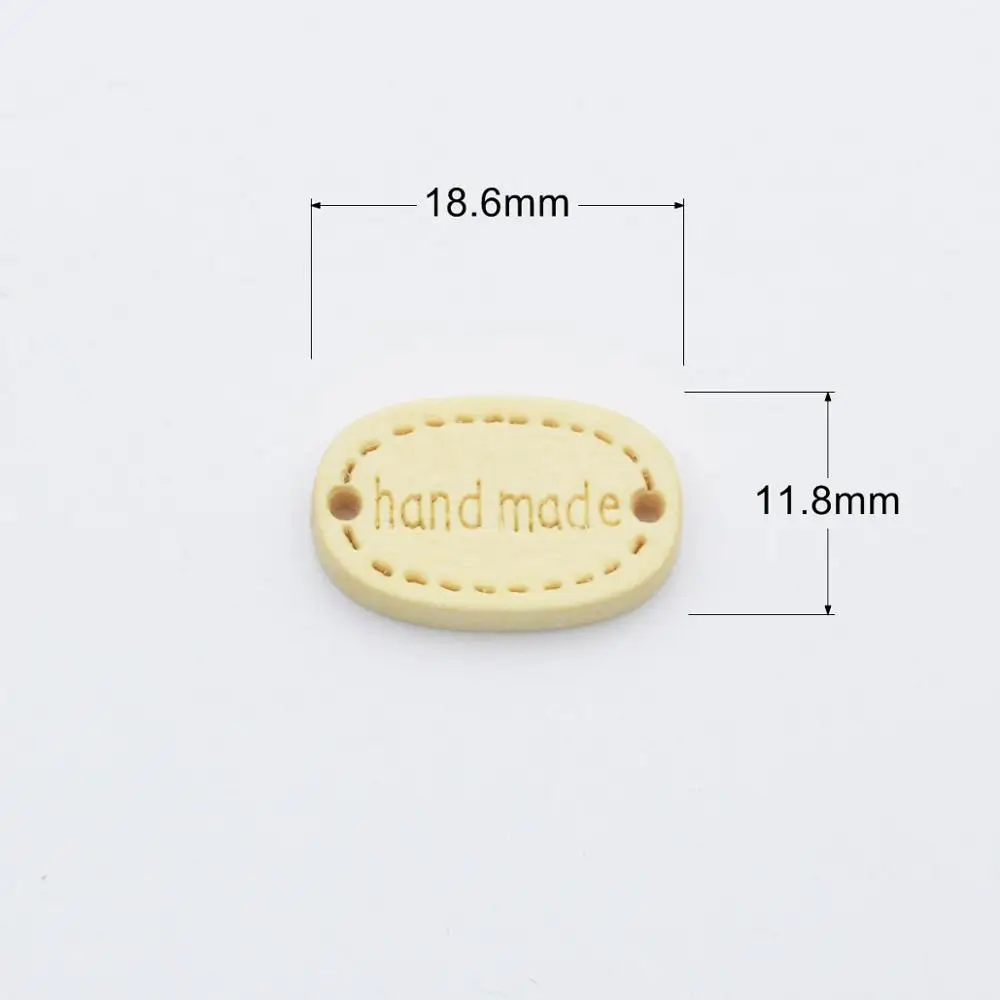 50 шт. деревянная этикетка ручной работы бирки для шитья одежды тиснение сделай