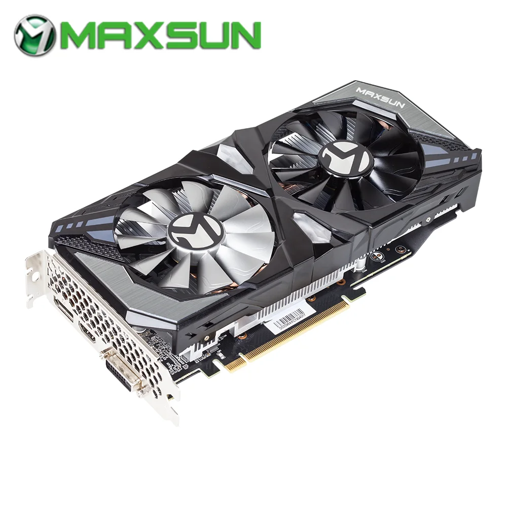 MAXSUN GeForce GTX1660 TI Terminator 6 ГБ 192 бит GDDR6 графические карты PCI Express 3 0x16 DP DVI HDCP готовое