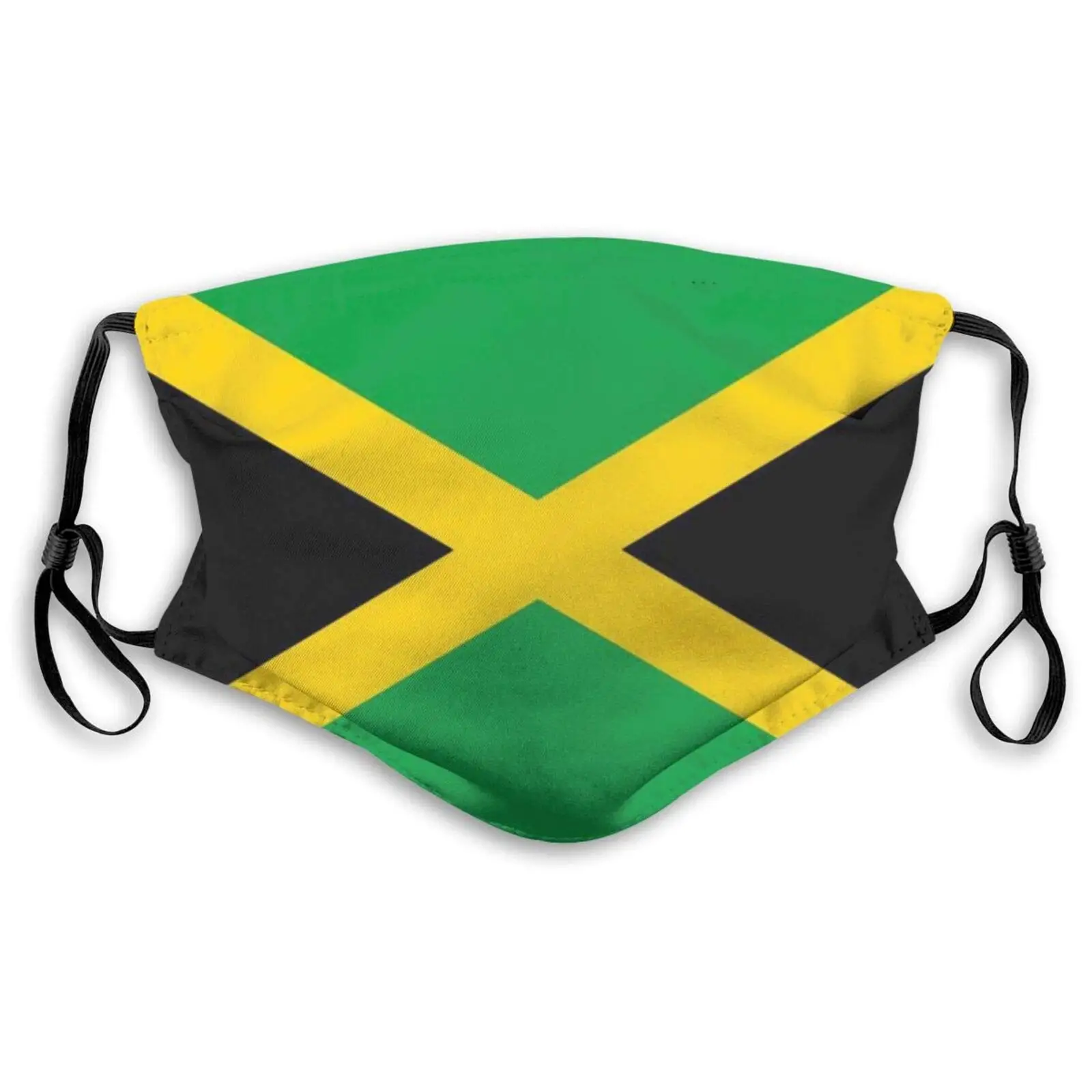 

Пылезащитный моющийся многоразовый фильтр с флагом Ямайки, многоразовый ветрозащитный Теплый Хлопковый чехол для лица для мужчин, женщин, ...