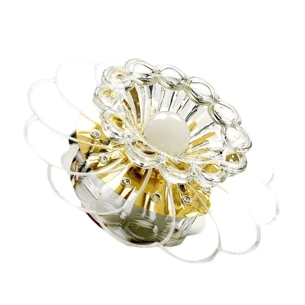 Lámpara de techo moderna de cristal, iluminación para sala de estar, pasillo, cocina, 5W, accesorio de iluminación de techo LED