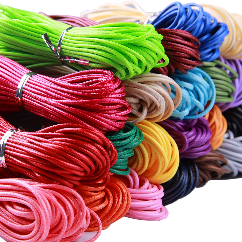 10 метров * 5 шт. диаметр 2 мм плетеная проволока материал плоская вощеная нить для