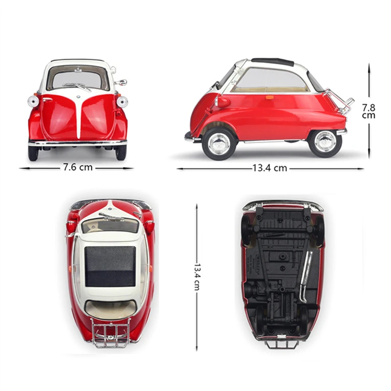 WELLY 1:18 внедорожник BMW Isetta спортивный автомобиль имитация из сплава модель