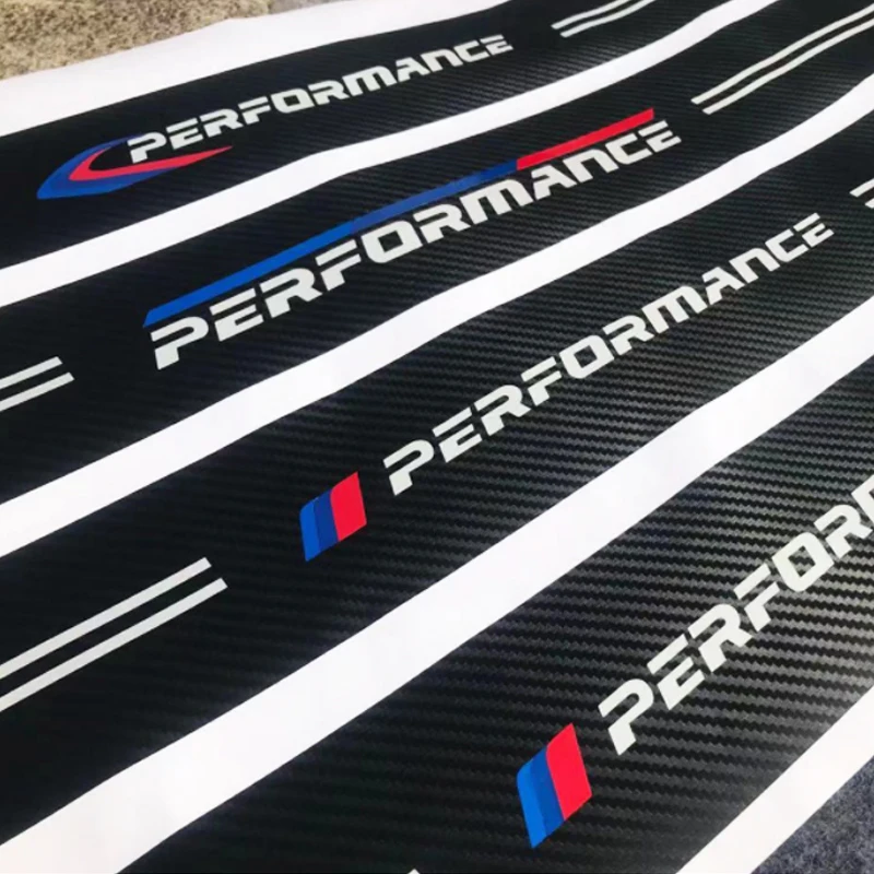 

Car Door Sill Side Rear Bumper Plate Trunk Guard Carbon Fiber Sticker For BMW E39 E46 E90 Car Exterior Accessories
