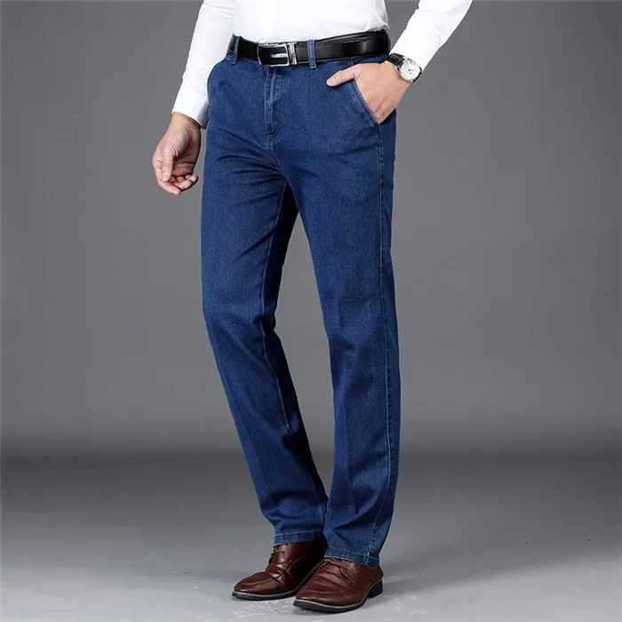 Мужские прямые джинсы большие размеры весна-осень | Мужская одежда