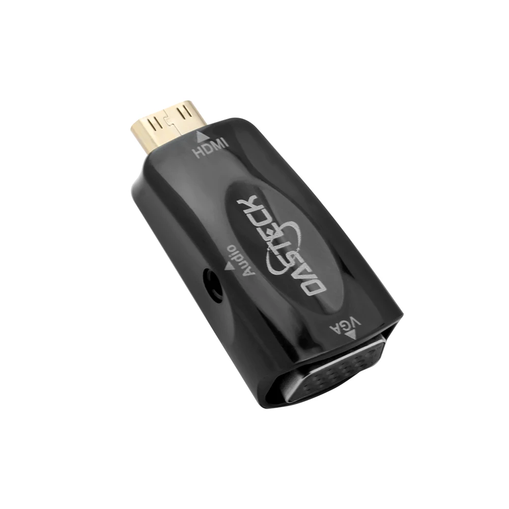 HDMI-совместимый с VGA адаптер Micro Mini Мужской для Женский 1080p конвертер ноутбука ПК