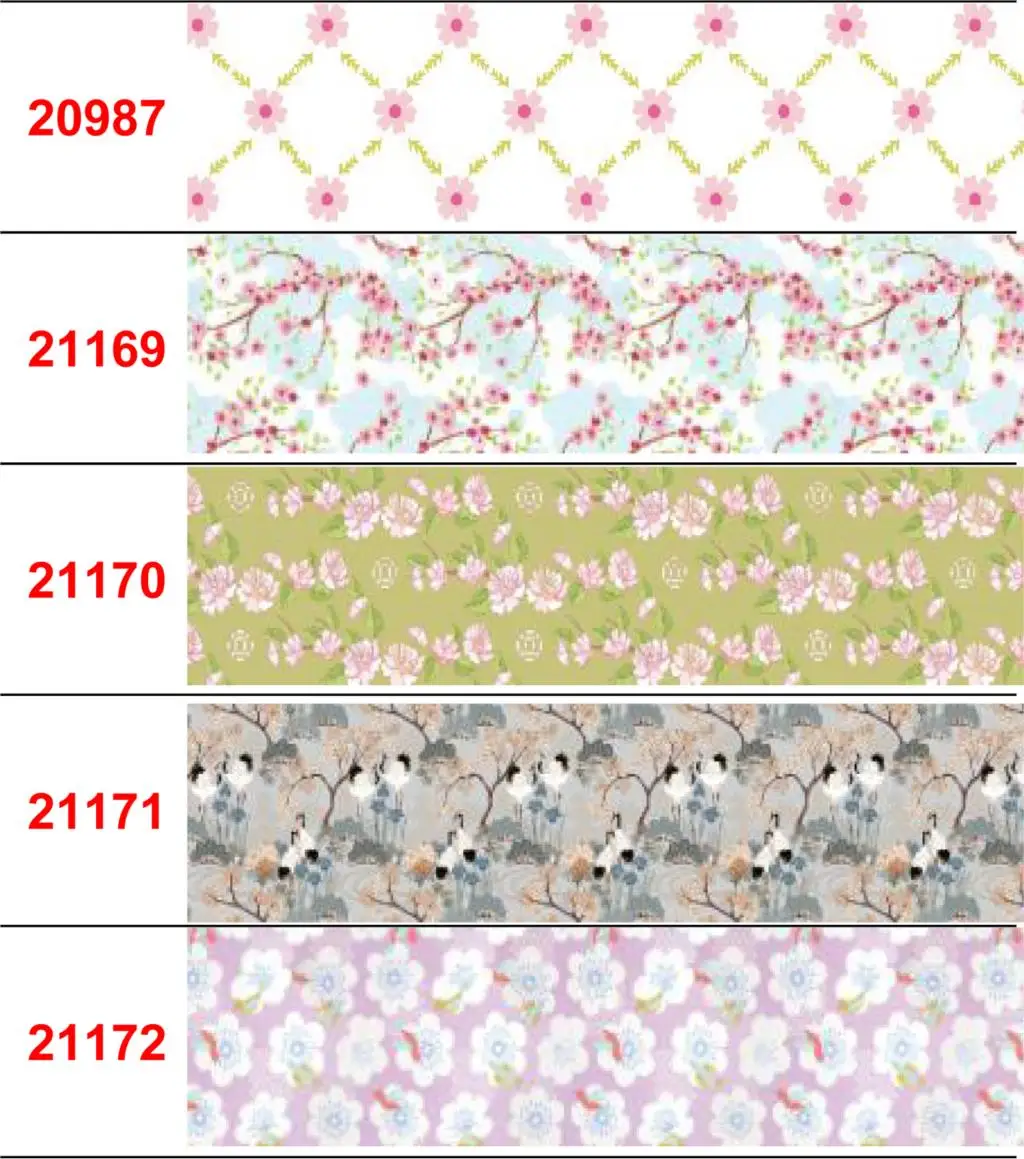 16 мм 75 ретро Цветочная серия с принтом корсажная/фоновая лента маленькая Флора