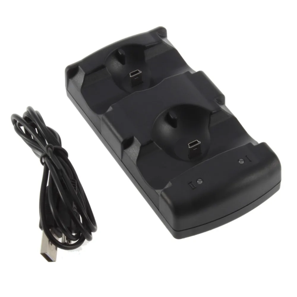 Cool and Awesome 2 in 1 USB Powered Dual Charging Game Station Charger Stand Dock Holder Mount for PS3 Controller |