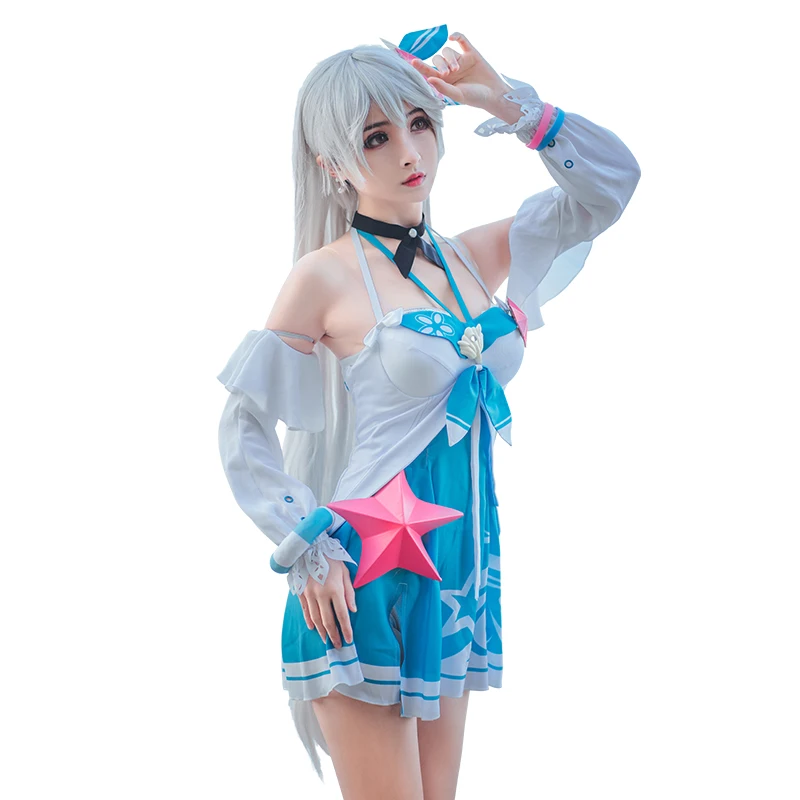 color as the picture Игра Honkai Impact 3 киана каслана Косплей костюмы комплект из двух предметов милый и сексуальный купальник Женская повседневная одежда или одежда для ролевых игр - Цвет: color as the picture