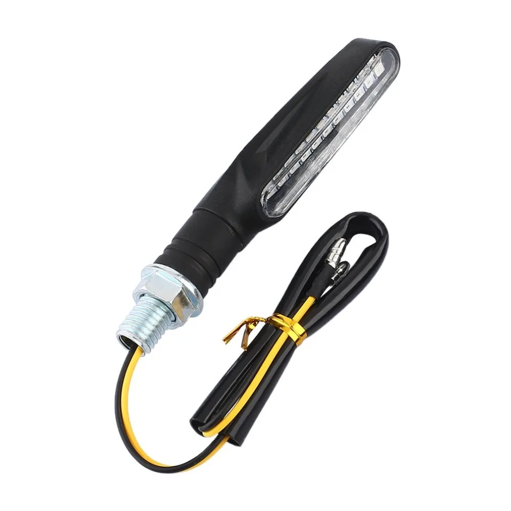 

New 4 pieces Flashing Motorcycle LED Turn Signal Light Universal Motorcycle LED Flexible Turn Signal Indicator Amber Light