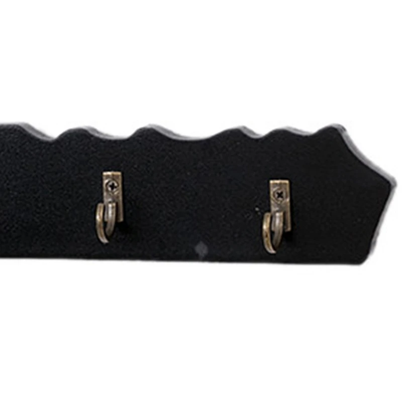 

Retro Wood Key Holder Wall Key Shape Hook Storage Rack Hanger Decor Room Hanging Gifts