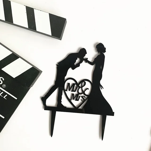 Золотой MR& MRS акриловые буквы Топпер для торта «С Днем Рождения» свадьбы и Помолвки торт украшения взрослых день рождения сувениры