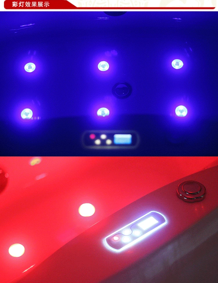 Настенный угловой гидромассажная ванна акриловый гидрогенмассаж серфинг под