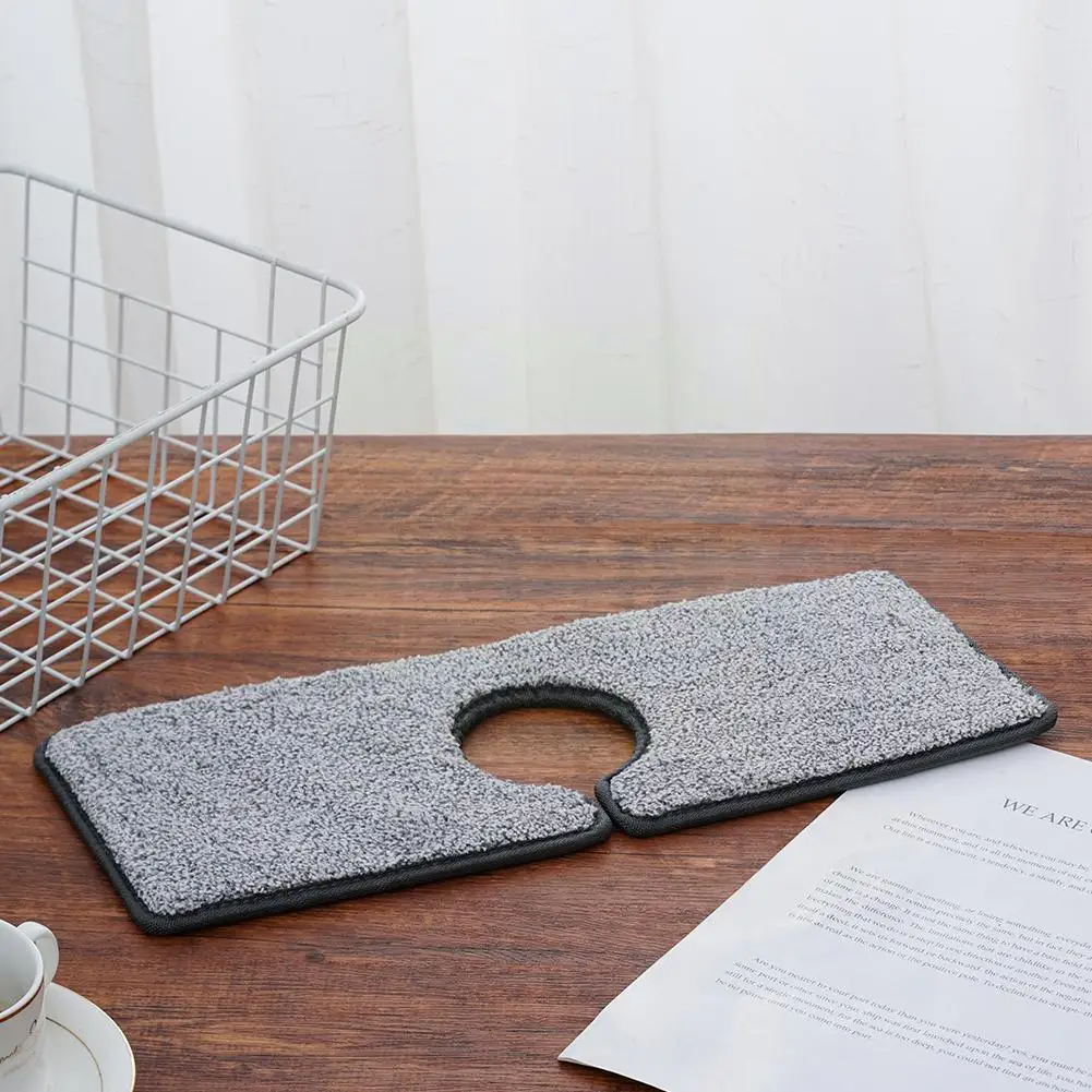 

Faucet Wraparound Splash Catcher Absorbent Mat Dish Drying Pads For Kitchen Bathroom Rv Counter Sink Water Faucet Absorbent B5o6