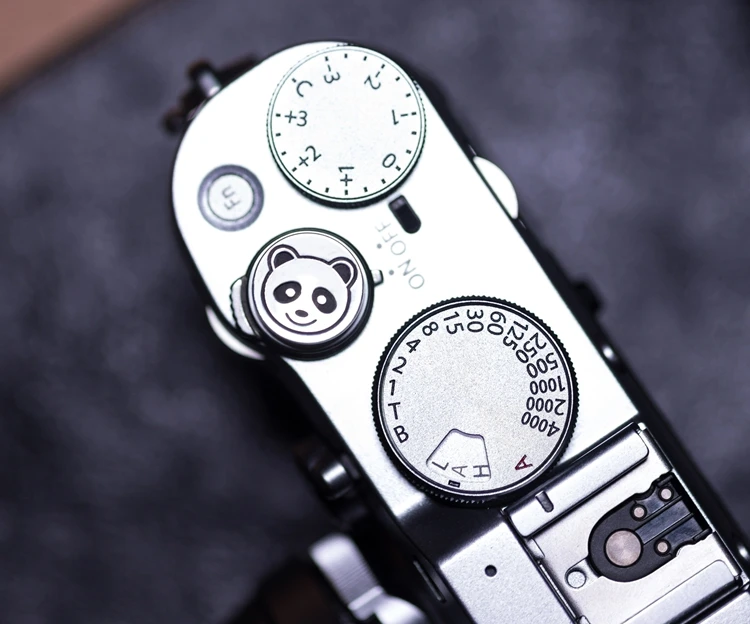 Оригинальная Серебряная+ латунная кнопка спуска затвора для камеры Fujifilm X100F XPRO2 XE3 XT3/X10/X20/X30 Leica M1/M2