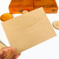 50pcs 17 5x13cm kraft paper bags vinatge blank craft paper envelopes for wedding birthday party invitation gift wrapping bags