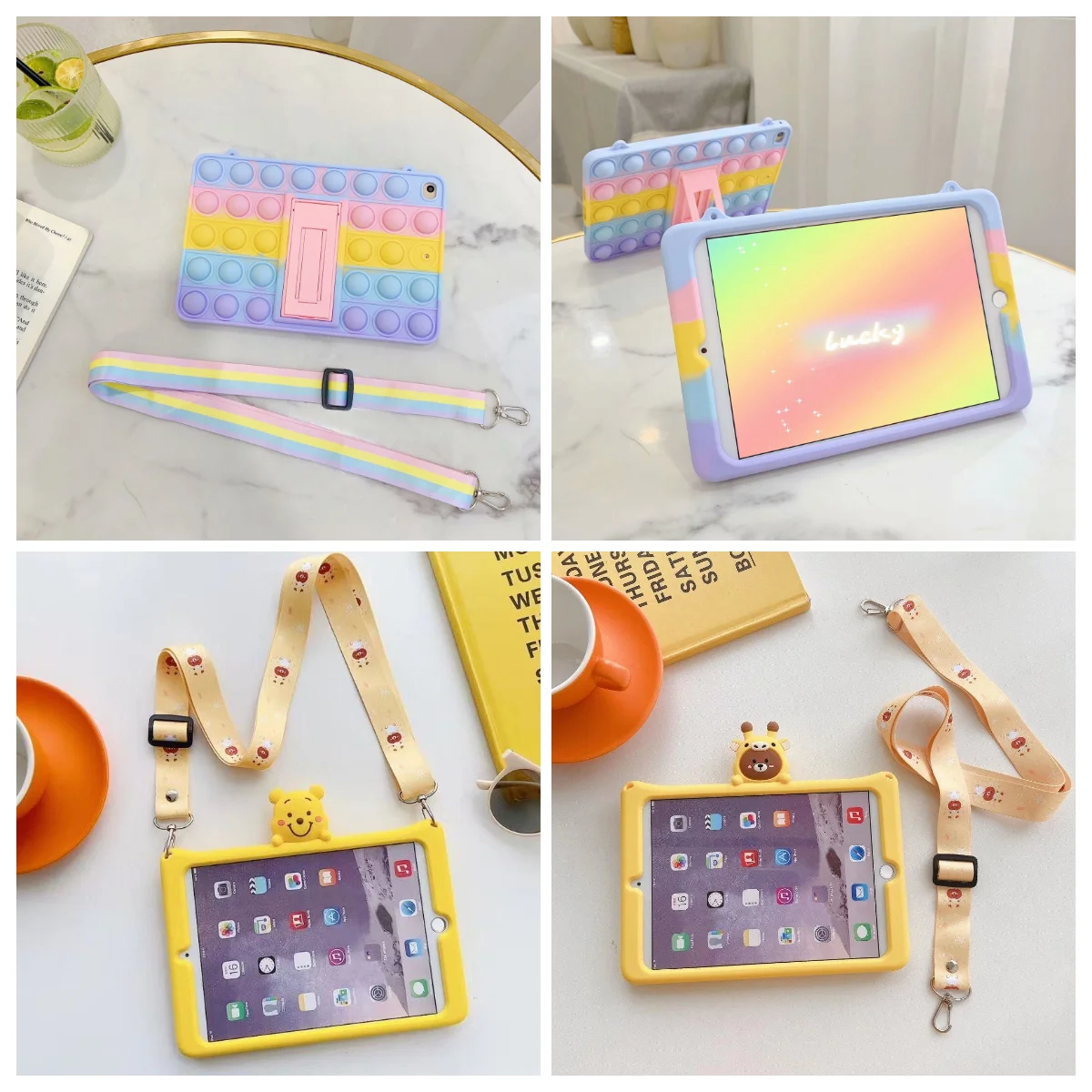 

Силиконовый чехол для IPad 6, 9,7, 2018, Air2 Pro 10,5, 11 Mini 1, 2, 3, 4, 5, 2019, IPad 10,2, 7