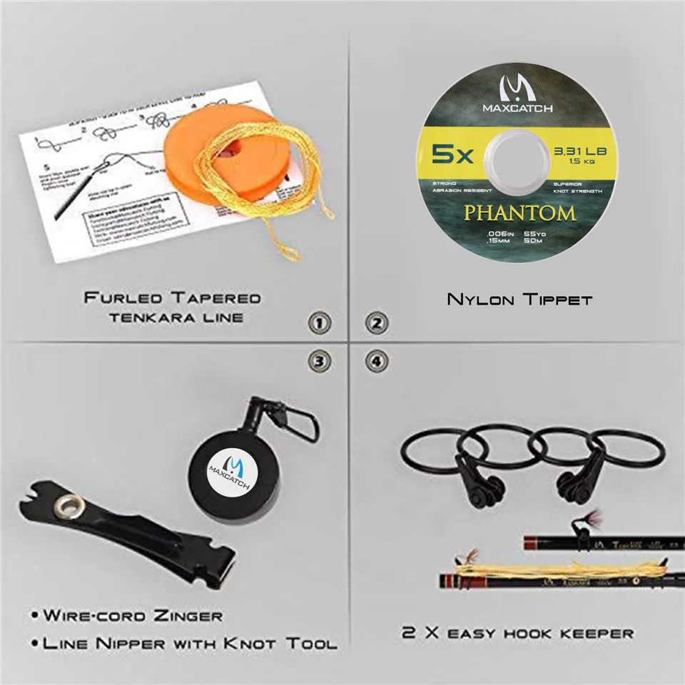 Maximumcatch телескопическая удочка для ловли нахлыстом 9 13 футов|box ruler|box timerbox travel |