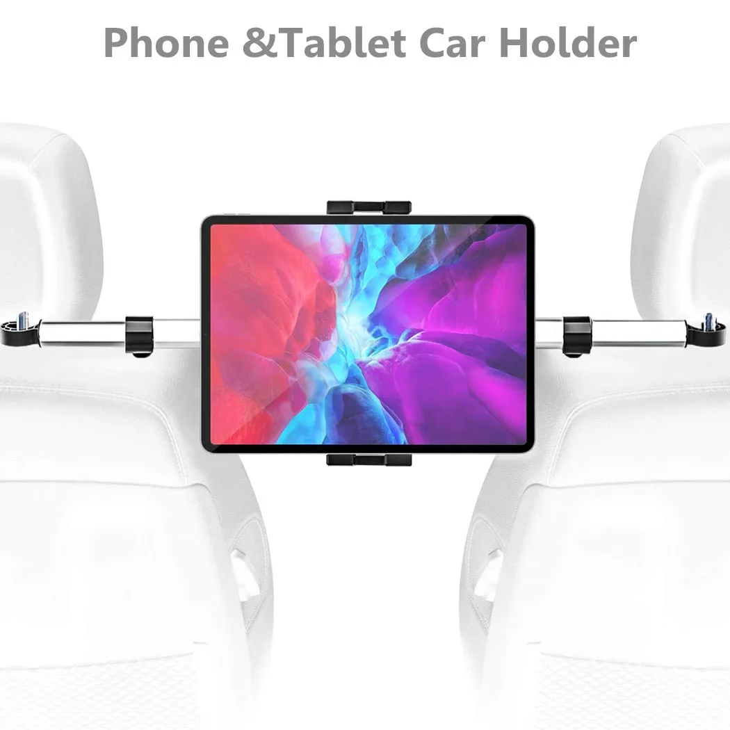 Soporte de tableta para reposacabezas de coche, 13 pulgadas, para iPad Pro 12,9, 11, Samsung Galaxy Tab S7 Fe Plus, Xiaomi