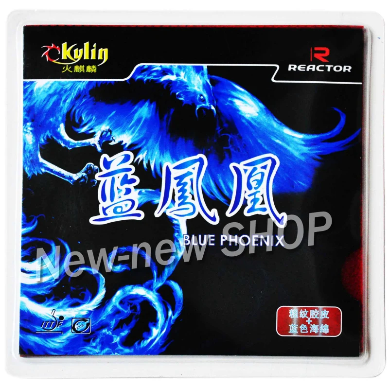 

Reactor Blue Phoenix Pips In 40+ Table Tennis Pingpong Rubber With blue Sponge Tenis Tenis De Mesa