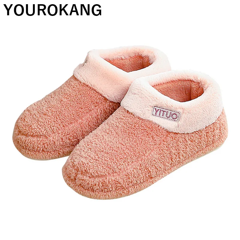 2019 г. Зимняя мужская обувь теплые домашние тапки меховые хлопковые тапочки для